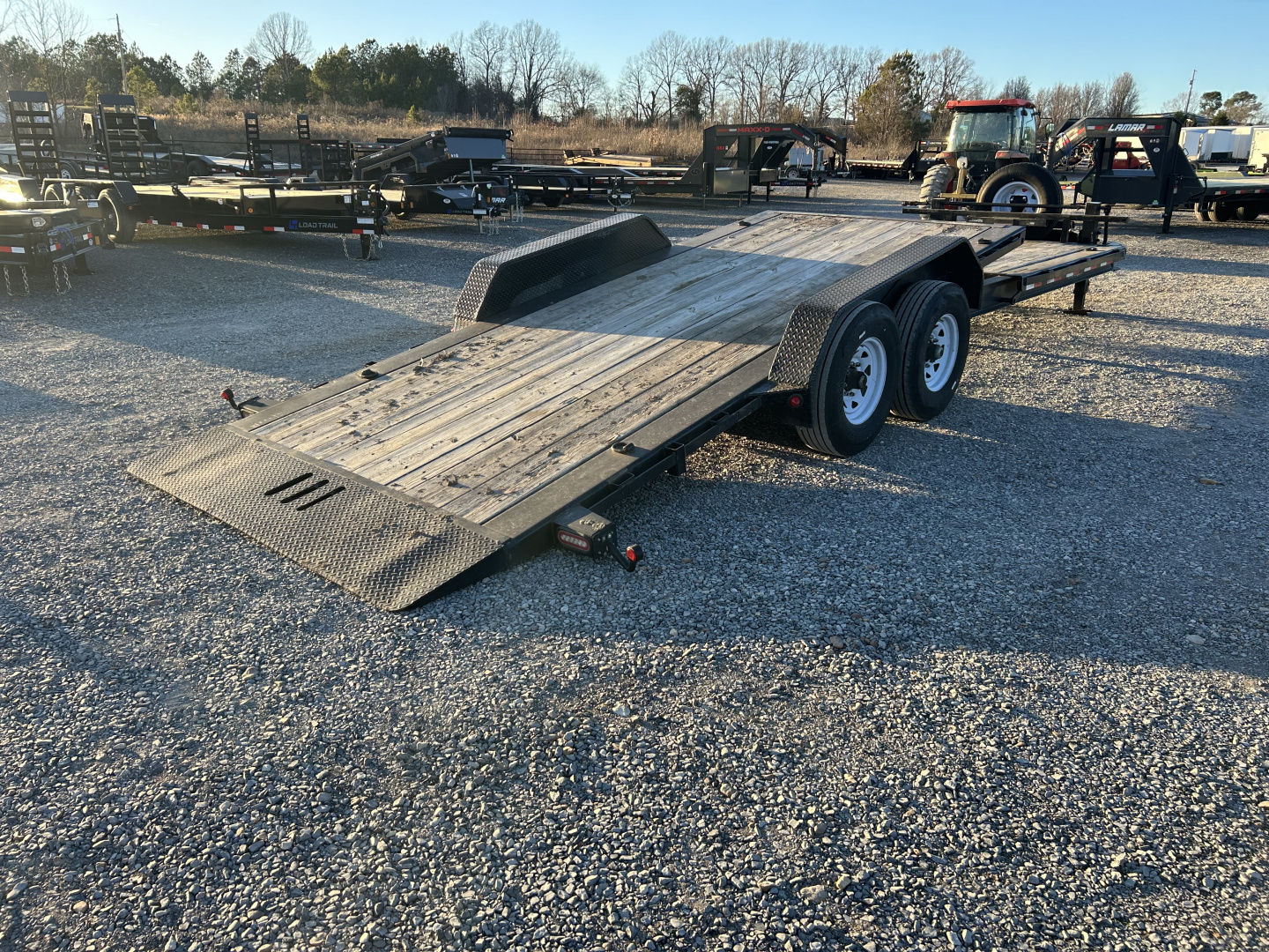 Used 2021 Load Trail 83" x 24' 14k Tilt Equipment Trailer
