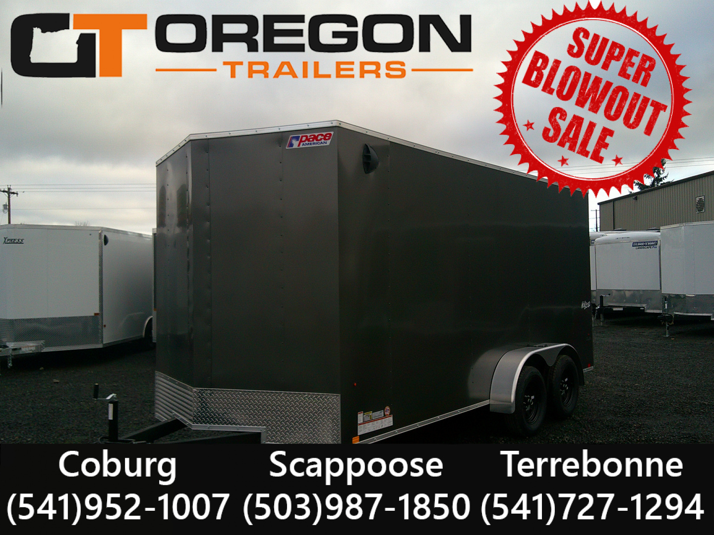 New 2026 Pace American 7x16 7K Cargo / Enclosed Trailer