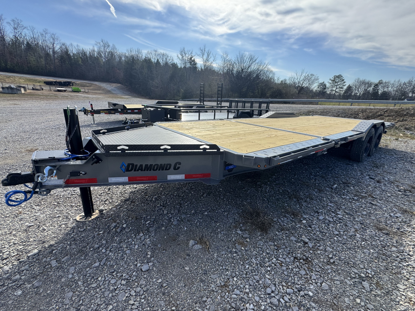 New 2026 Diamond C HXD 210 Tilt Trailer, HYD JACK, 23K GVWR