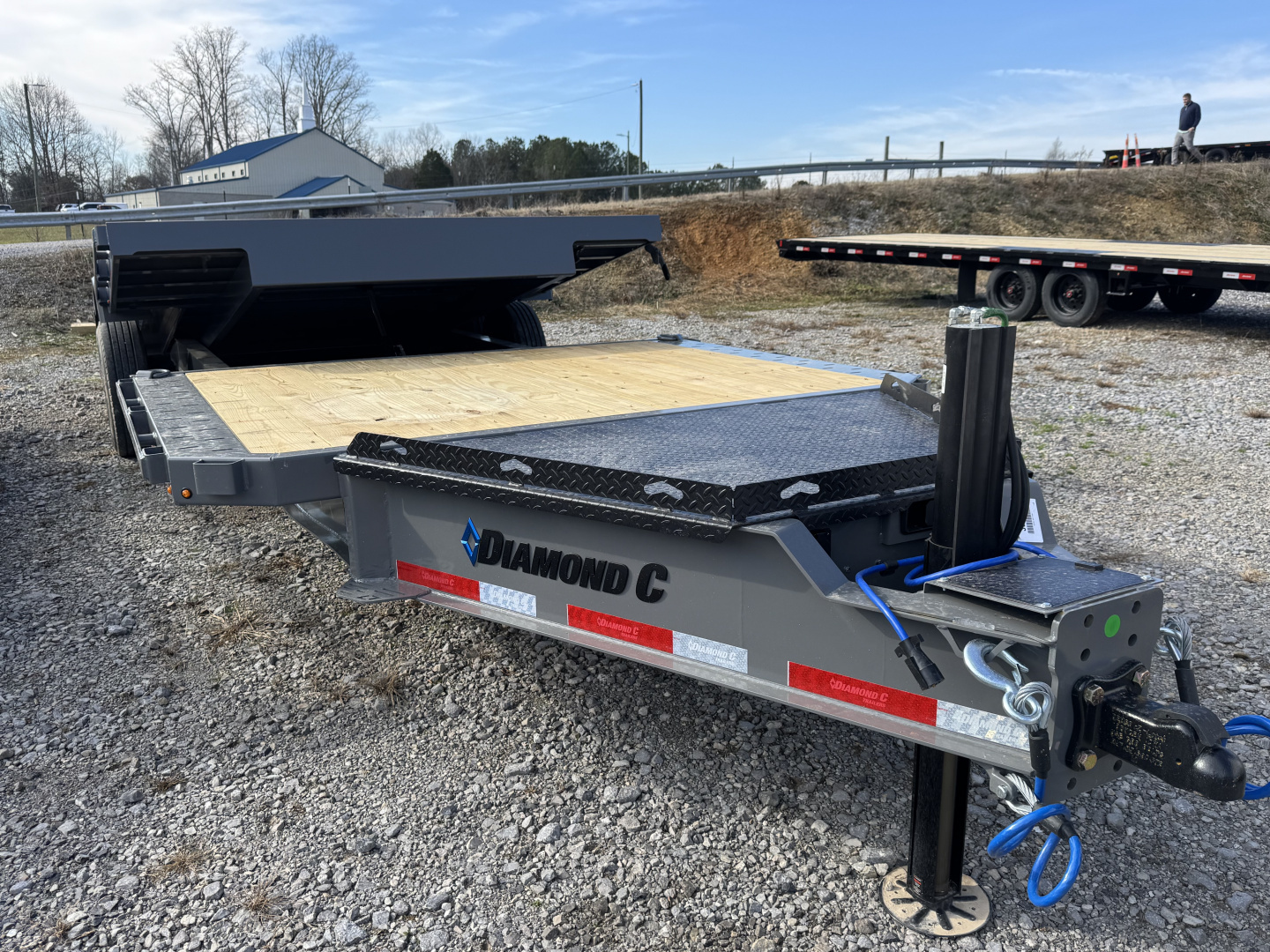 New 2026 Diamond C HXD 210 Tilt Trailer, HYD JACK, 23K GVWR