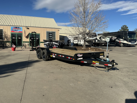 New 2026 Big Tex Trailers 14EB-20D2A-KRBK Flatbed Trailer