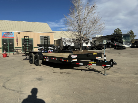 New 2026 Big Tex Trailers 14EB-20D2A-KRBK Flatbed Trailer