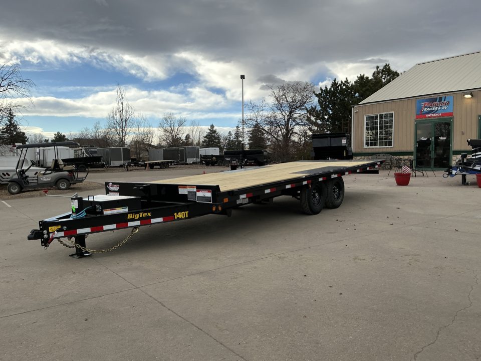 New 2026 Big Tex 14OT-22BK Flatbed Trailer