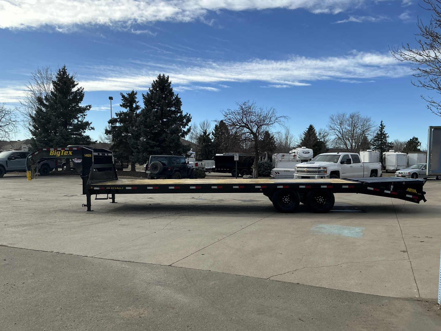 New 2026 Big Tex Trailers 14GN-30D5A-MRBK Flatbed Trailer