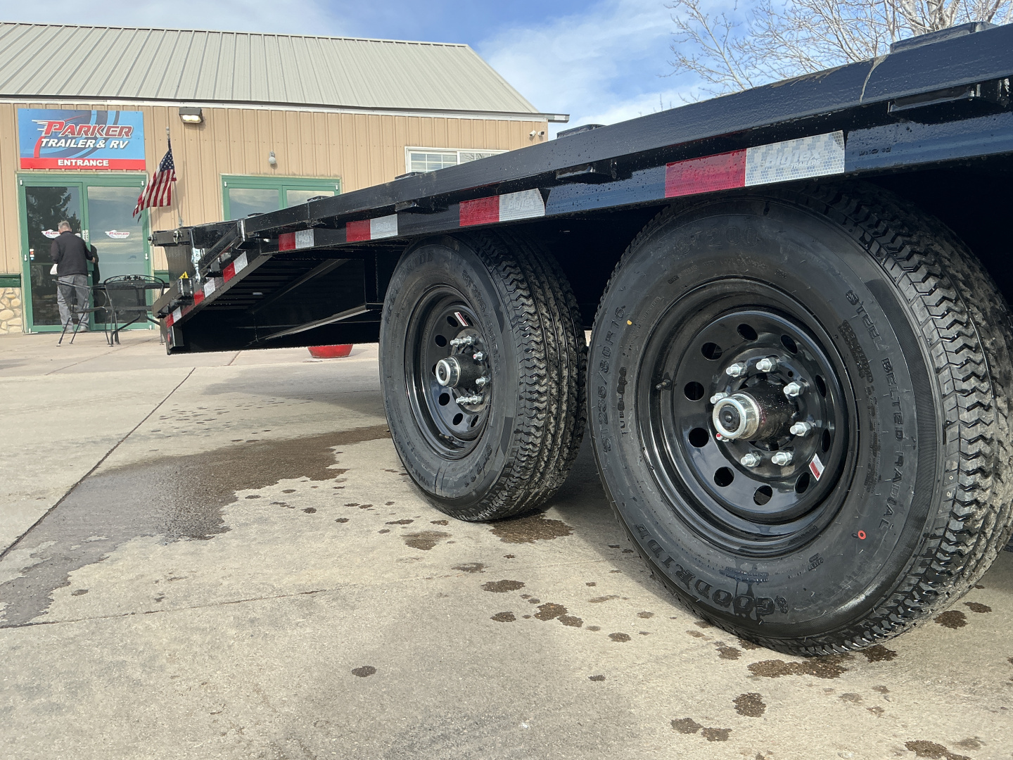 New 2026 Big Tex Trailers 14GN-30D5A-MRBK Flatbed Trailer