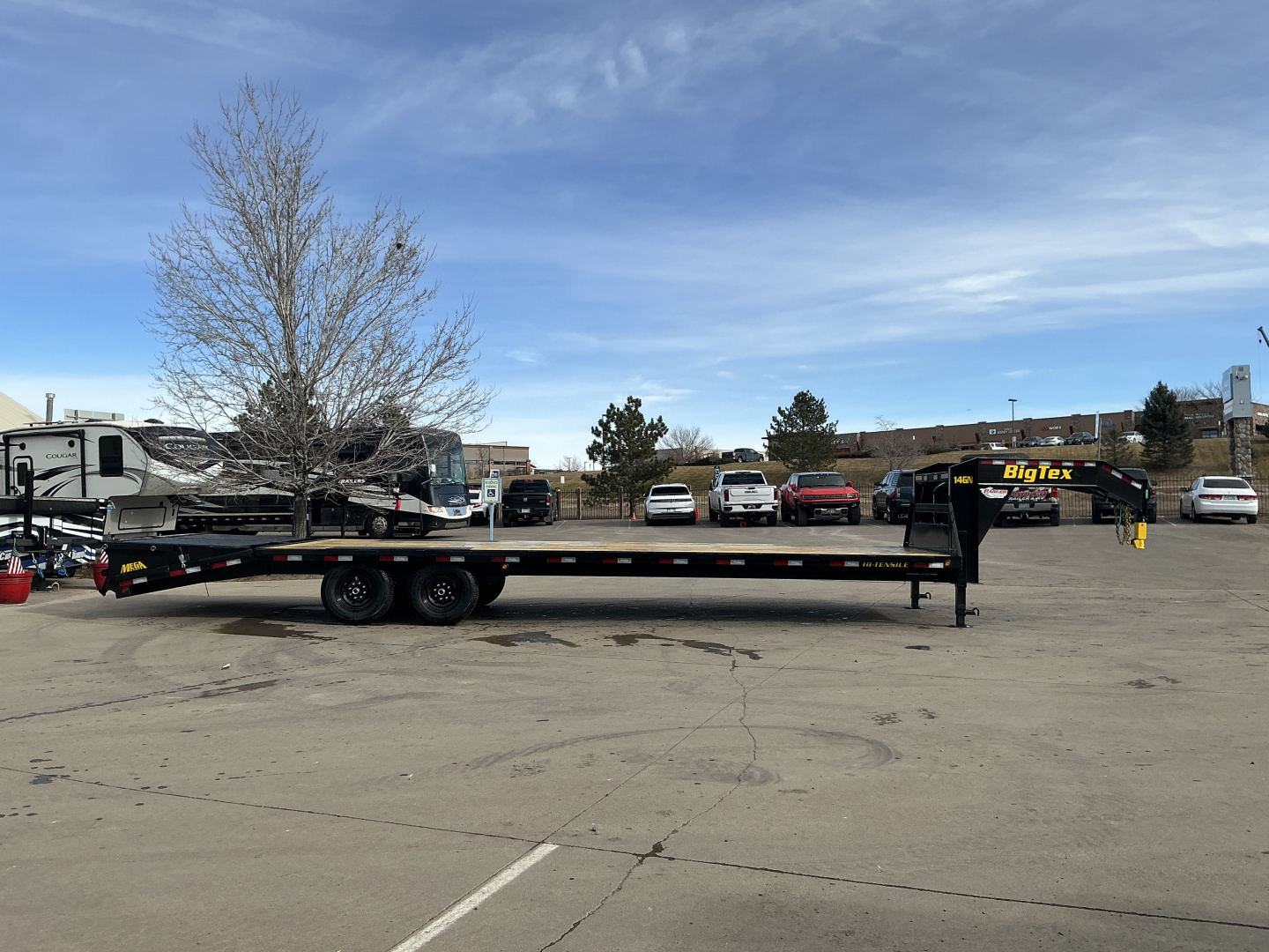 New 2026 Big Tex Trailers 14GN-30D5A-MRBK Flatbed Trailer