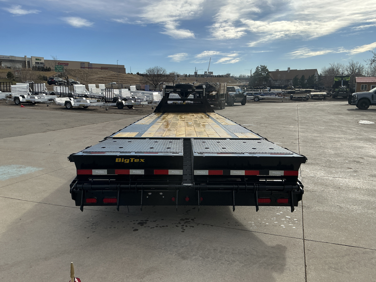 New 2026 Big Tex Trailers 14GN-30D5A-MRBK Flatbed Trailer