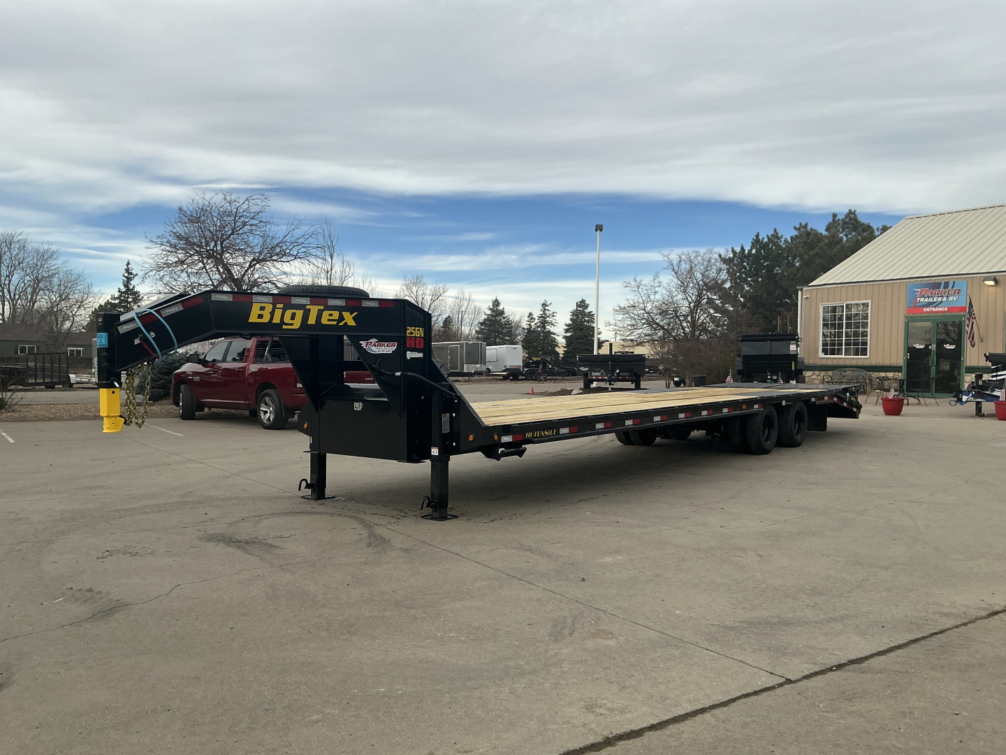 New 2026 Big Tex Trailers 25GN-35D5A-MRBK Flatbed Trailer
