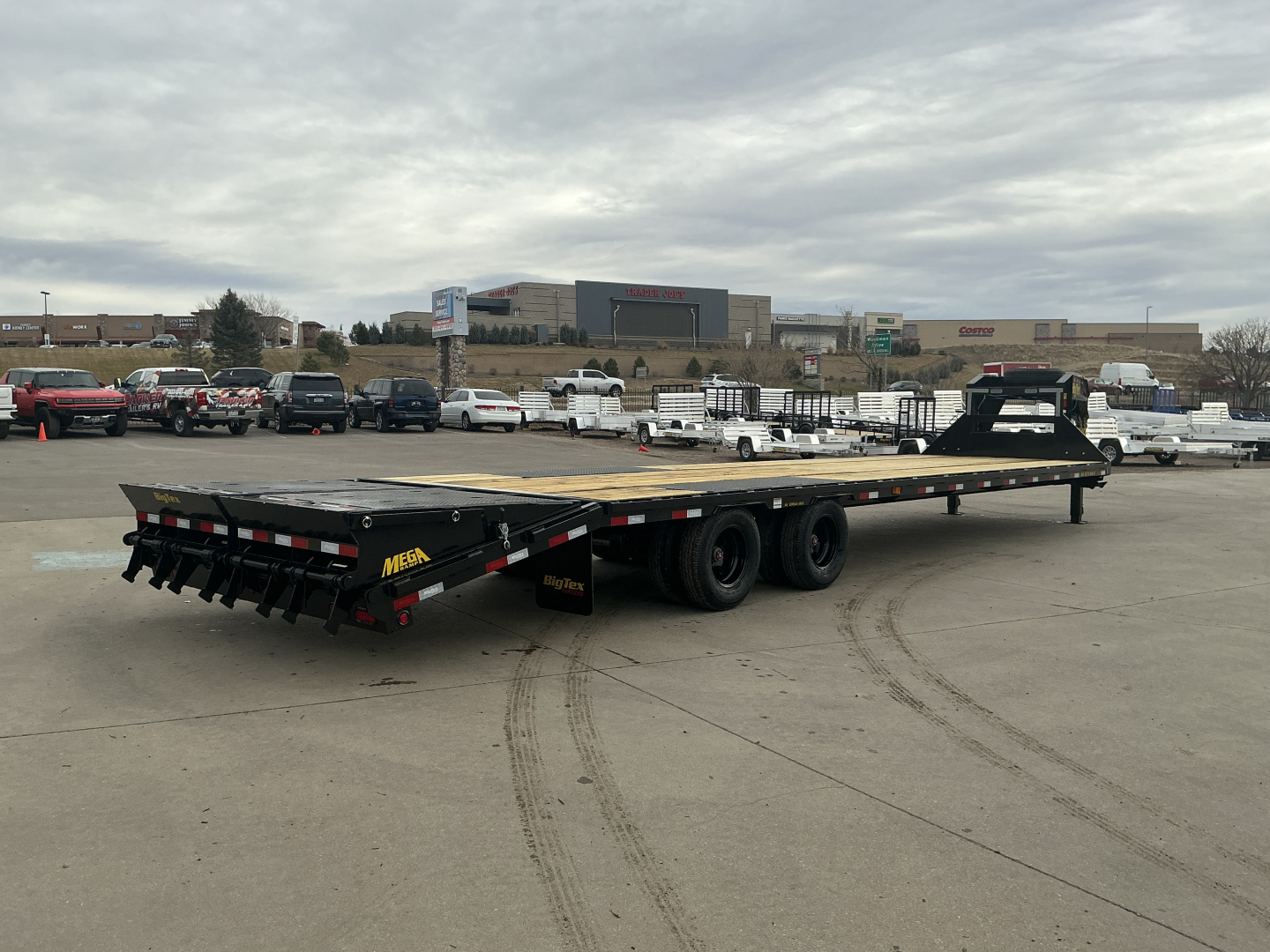 New 2026 Big Tex Trailers 25GN-35D5A-MRBK Flatbed Trailer