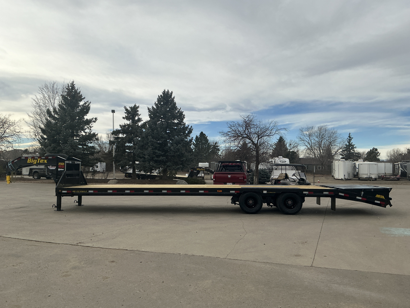New 2026 Big Tex Trailers 25GN-35D5A-MRBK Flatbed Trailer