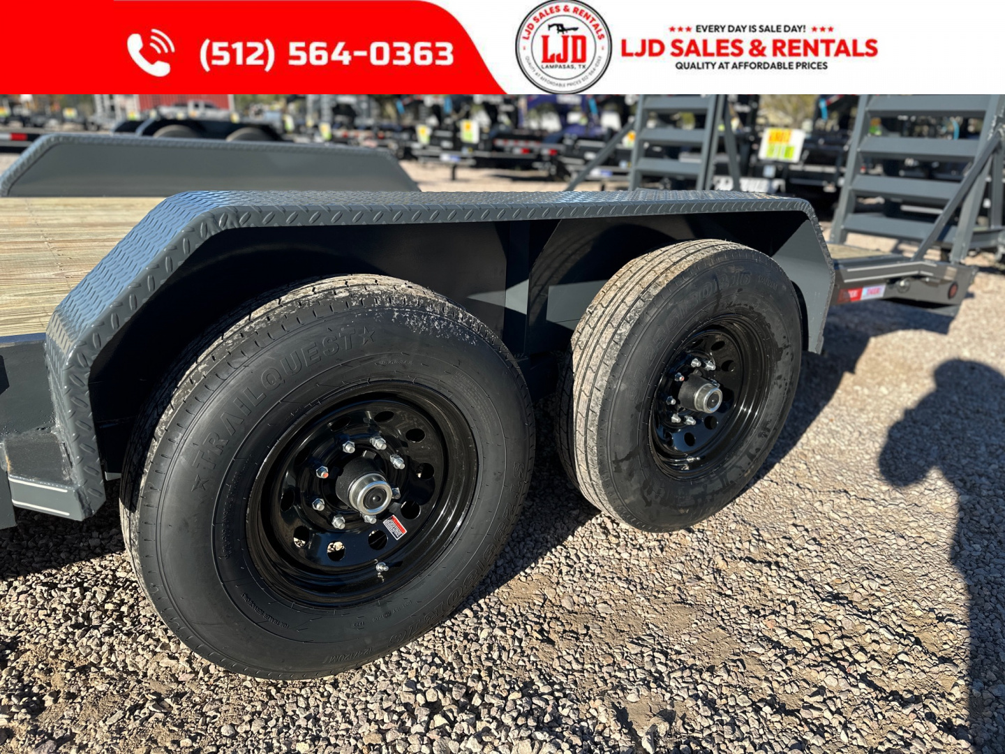 New 2026 Tiger -- 83 "X 20'Equipment Trailer - Heavy Duty