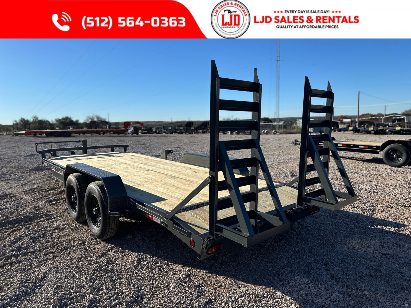 New 2026 Tiger -- 83 "X 20'Equipment Trailer - Heavy Duty