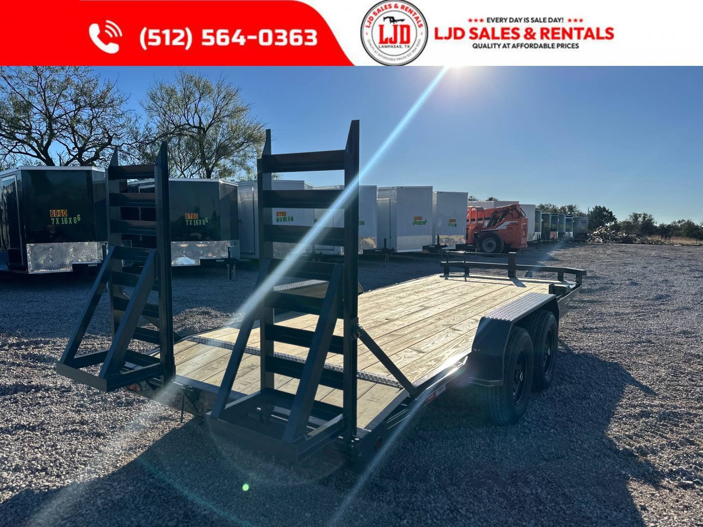 New 2026 Tiger -- 83 "X 20'Equipment Trailer - Heavy Duty