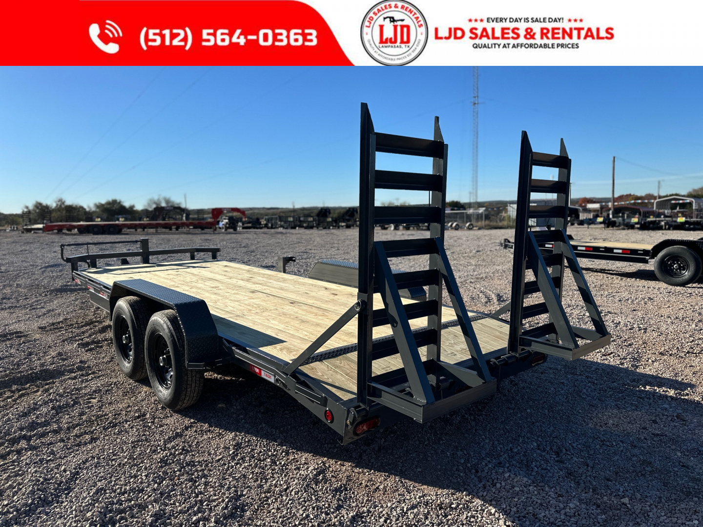 New 2026 Tiger -- 83 "X 20'Equipment Trailer - Heavy Duty