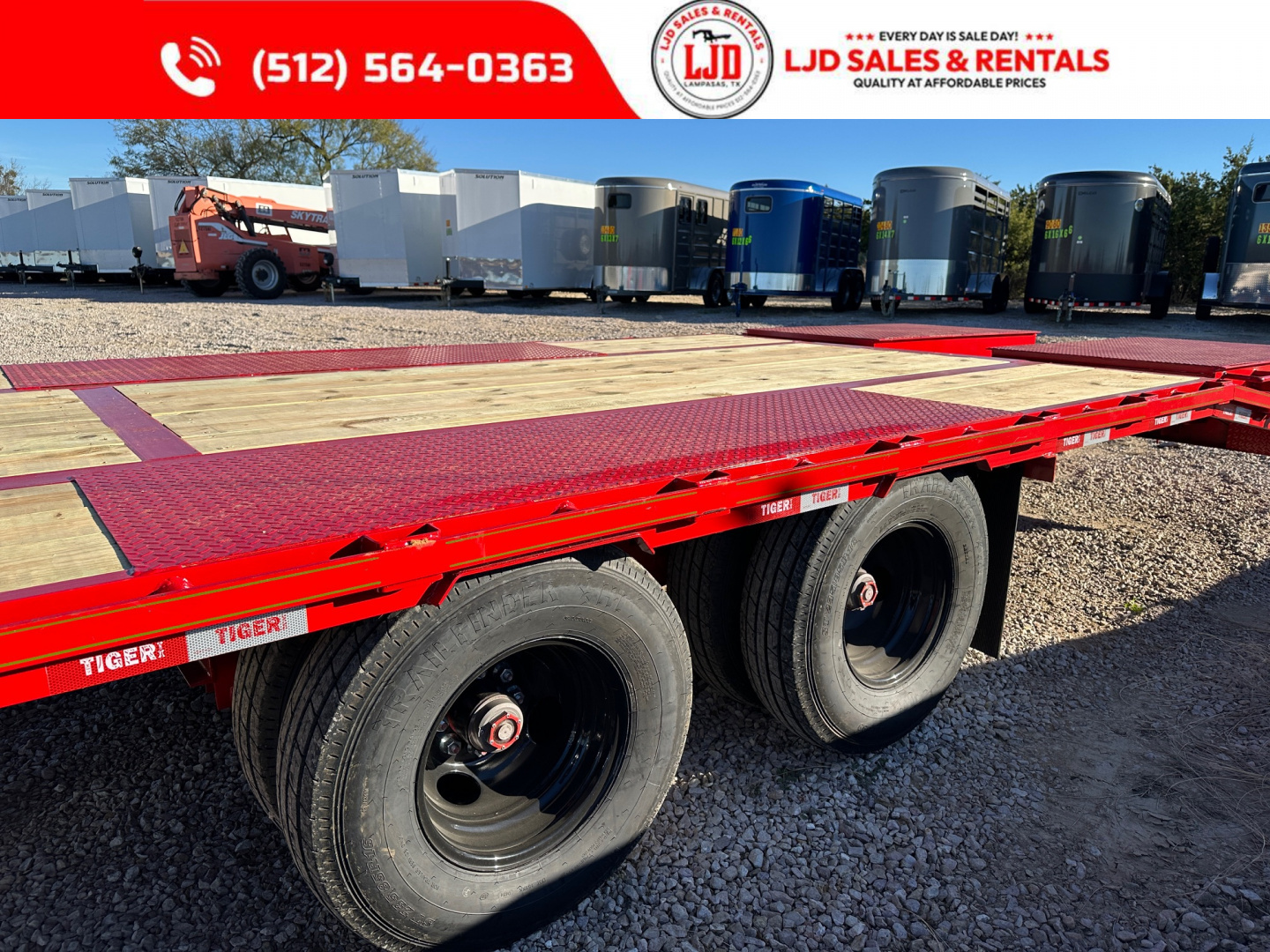 New 2026 Tiger - Gooseneck Flatbed - 102" X 37' - Equipment Trailer