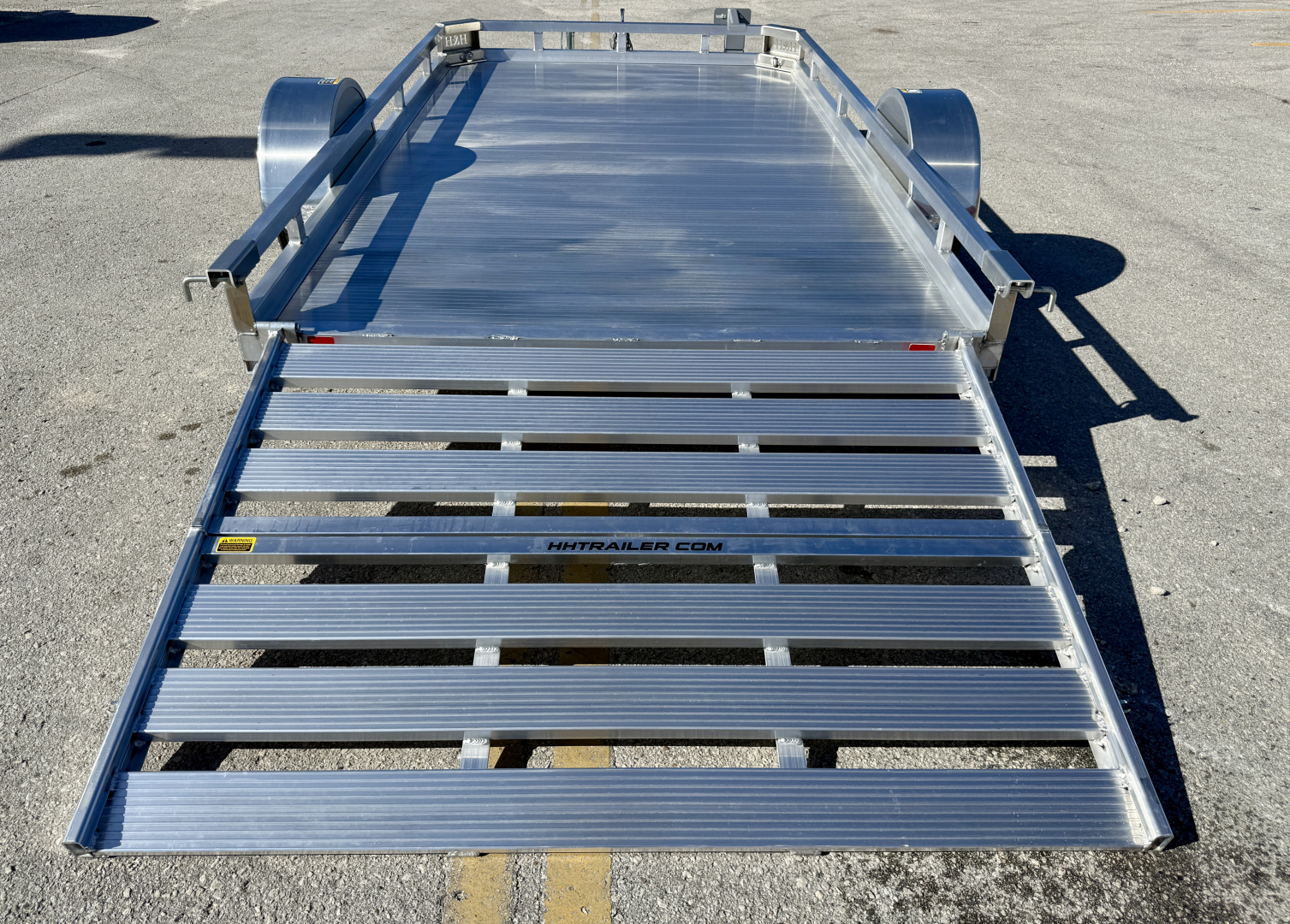 New 2026 H&H Trailers 78x12 Aluminum 3K Low Side Utility Trailer