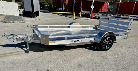 New 2026 H&H Trailers 78x12 Aluminum 3K Low Side Utility Trailer