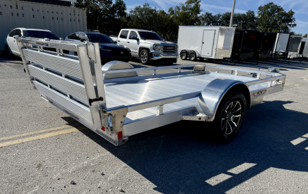 New 2026 H&H Trailers 78x12 Aluminum 3K Low Side Utility Trailer