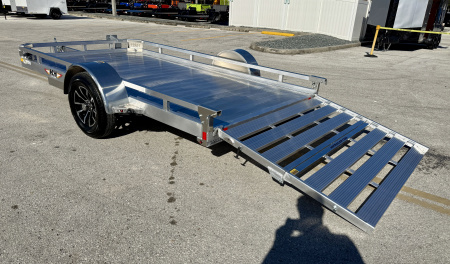 New 2026 H&H Trailers 78x12 Aluminum 3K Low Side Utility Trailer