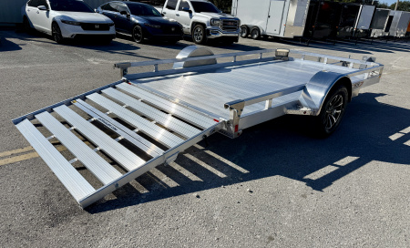 New 2026 H&H Trailers 78x12 Aluminum 3K Low Side Utility Trailer