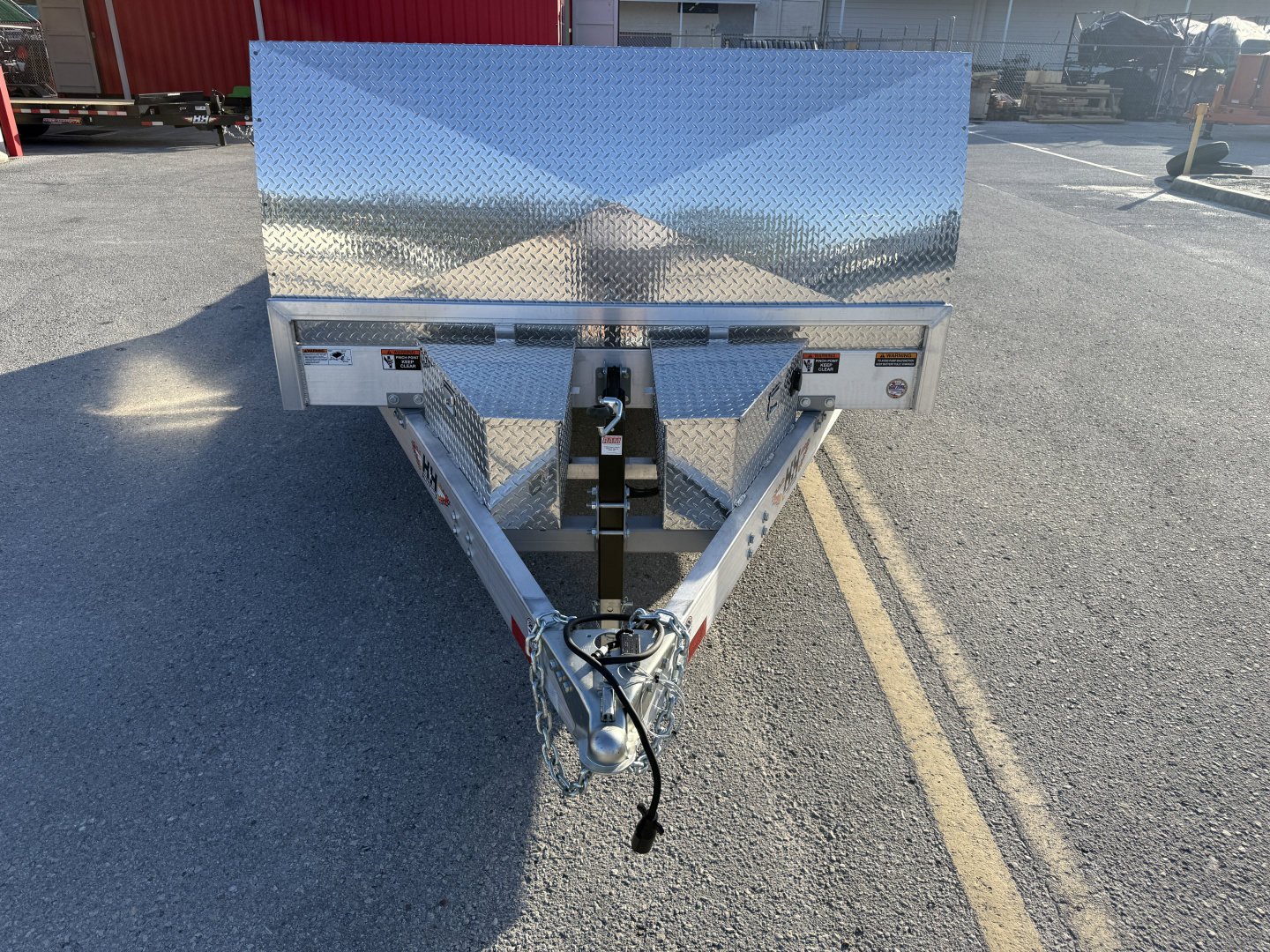 New 2026 H&H Trailers 82x20Aluminum Electric Tilt Speed Loader 10K Car Hauler