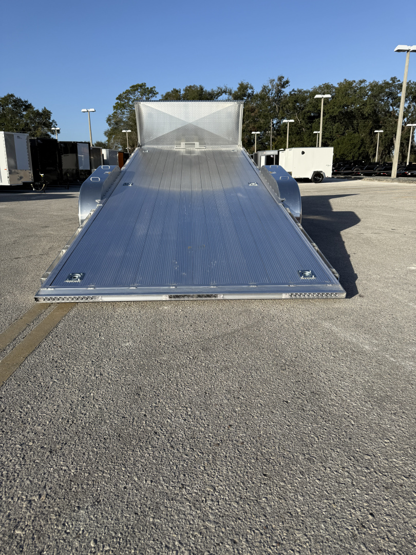 New 2026 H&H Trailers 82x20Aluminum Electric Tilt Speed Loader 10K Car Hauler