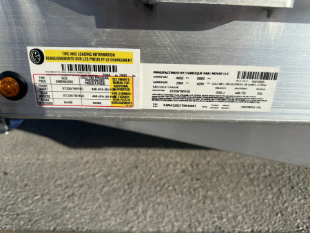 New 2026 H&H Trailers 82x20Aluminum Electric Tilt Speed Loader 10K Car Hauler