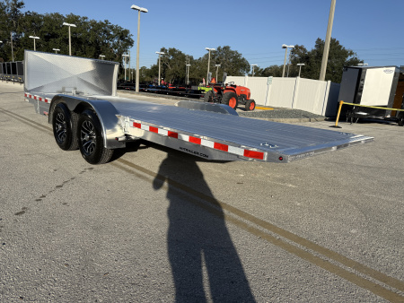 New 2026 H&H Trailers 82x20Aluminum Electric Tilt Speed Loader 10K Car Hauler