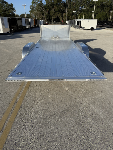 New 2026 H&H Trailers 82x20Aluminum Electric Tilt Speed Loader 10K Car Hauler