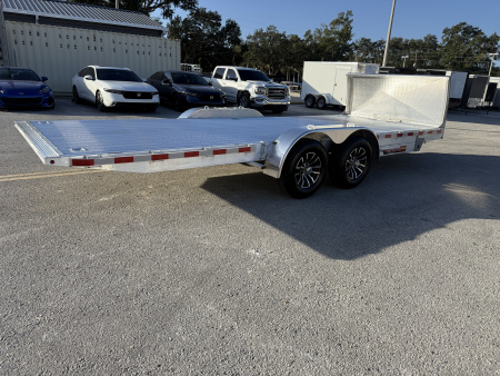 New 2026 H&H Trailers 82x20Aluminum Electric Tilt Speed Loader 10K Car Hauler