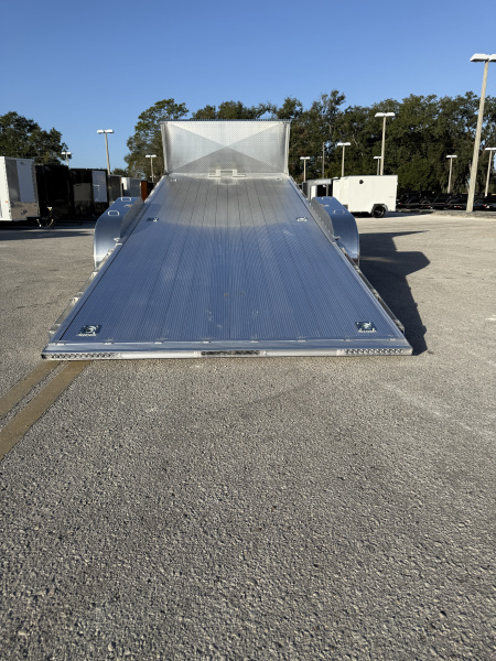 New 2026 H&H Trailers 82x20Aluminum Electric Tilt Speed Loader 10K Car Hauler