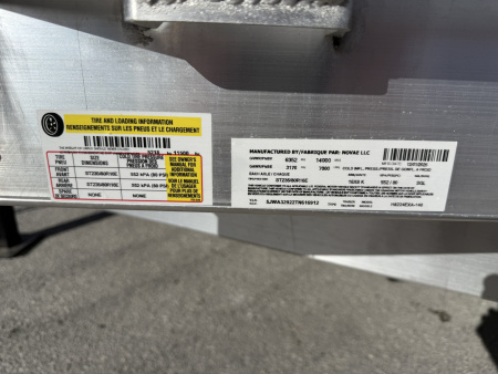 New 2026 H&H Trailers 82x24 Aluminum Electric Tilt Speed Loader 14K Car Hauler