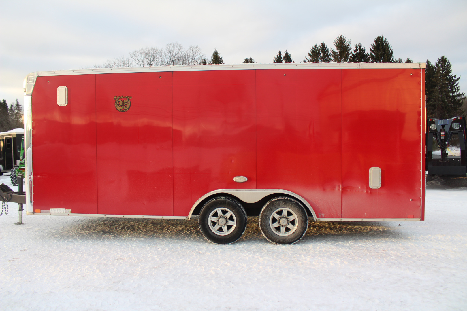 Used 2018 United UXT Commercial Grade Cargo Trailer - 8.5 'x 20' - 6.5' Interior Height - Rear Ramp Door - Extended Tongue - 9900# GVW
