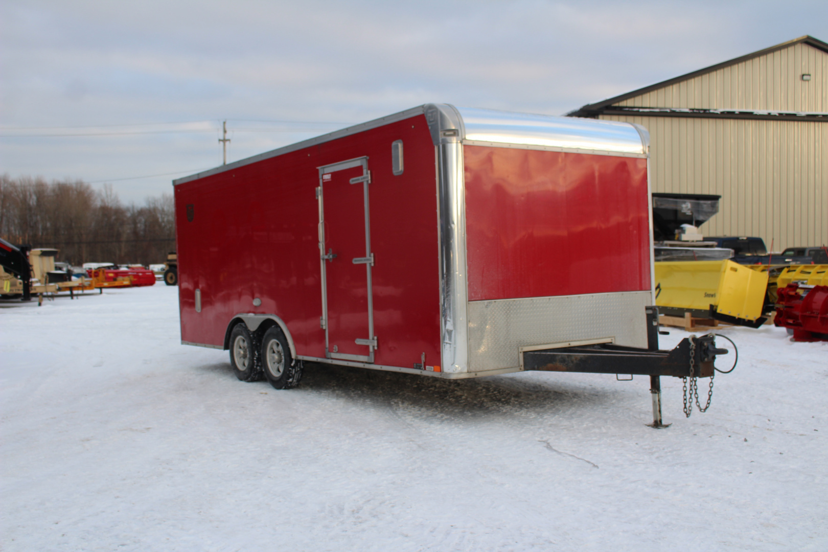 Used 2018 United UXT Commercial Grade Cargo Trailer - 8.5 'x 20' - 6.5' Interior Height - Rear Ramp Door - Extended Tongue - 9900# GVW