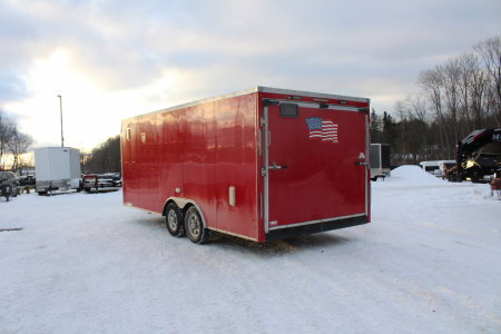 Used 2018 United UXT Commercial Grade Cargo Trailer - 8.5 'x 20' - 6.5' Interior Height - Rear Ramp Door - Extended Tongue - 9900# GVW