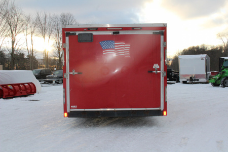 Used 2018 United UXT Commercial Grade Cargo Trailer - 8.5 'x 20' - 6.5' Interior Height - Rear Ramp Door - Extended Tongue - 9900# GVW
