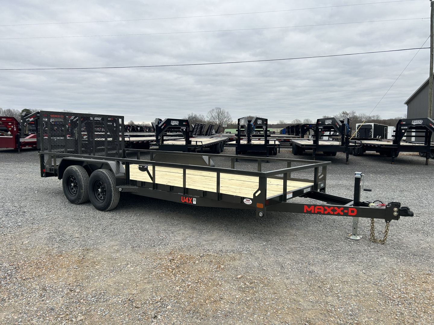 New 2026 MAXXD 83" X 18' 10K Utility Trailer