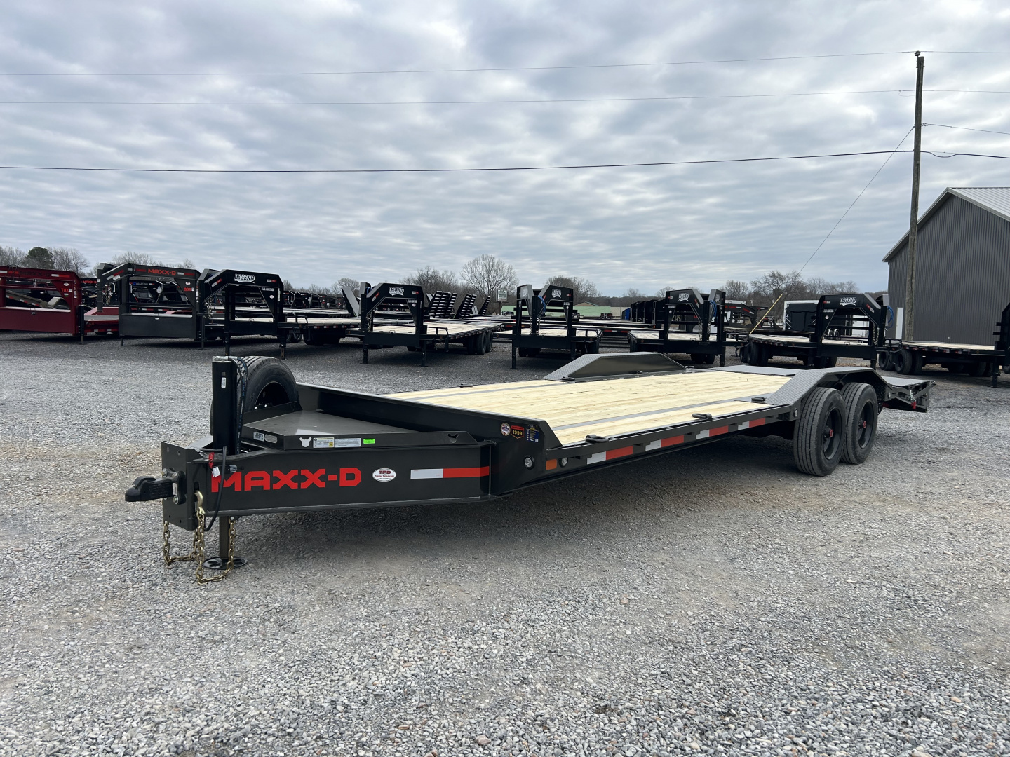 New 2026 MAXXD Equipment Trailer | 102" x 24' | 22K GVWR