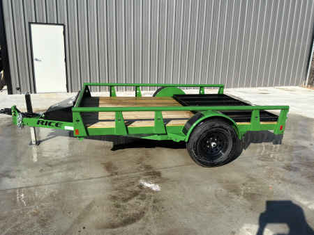 New 2026 Rice Trailer RSPM 8210 Utility Trailer