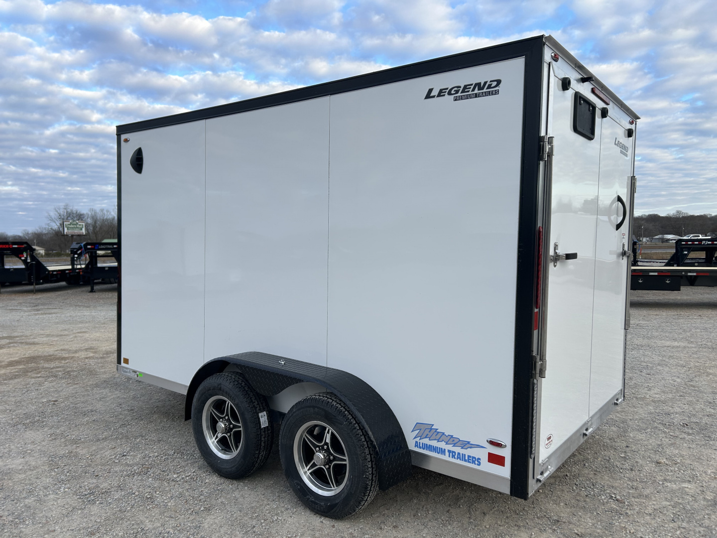 New 2026 Legend 7'X14' 7K Aluminum Enclosed Trailer