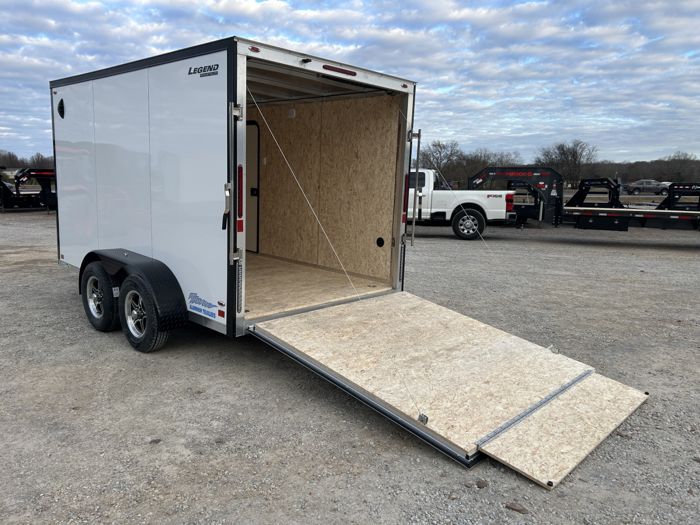 New 2026 Legend 7'X14' 7K Aluminum Enclosed Trailer