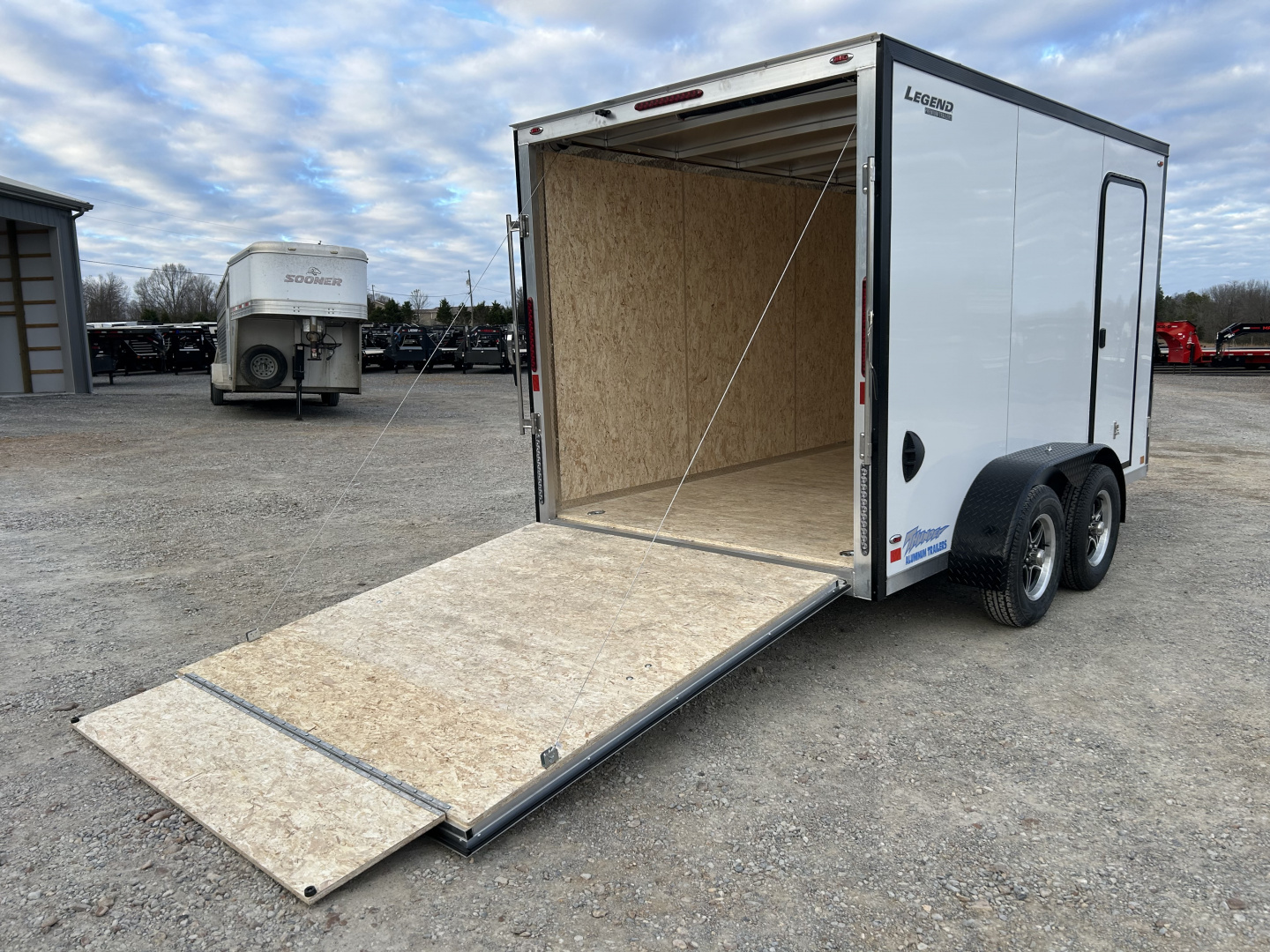 New 2026 Legend 7'X14' 7K Aluminum Enclosed Trailer