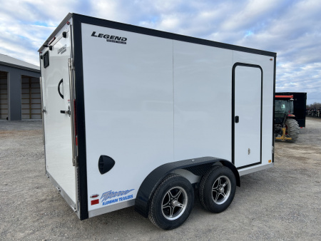 New 2026 Legend 7'X14' 7K Aluminum Enclosed Trailer