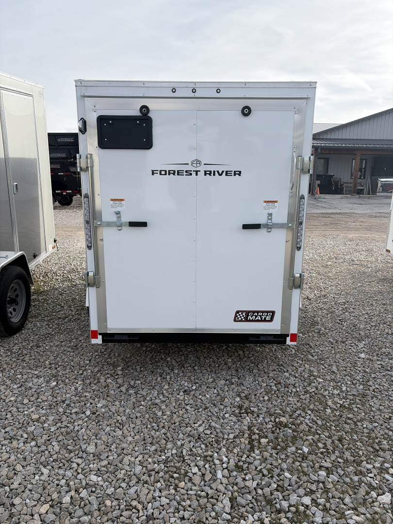 New 2026 CARGO MATE ENCLOSED EHECO510SA-24 5X10 SA RAMP DOOR (GVW:2990)  WHITE
