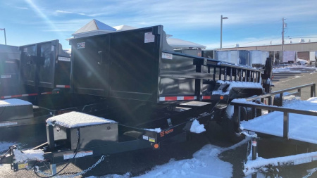 New 2026 Quality Steel and Aluminum 7x14 Dump Trailer