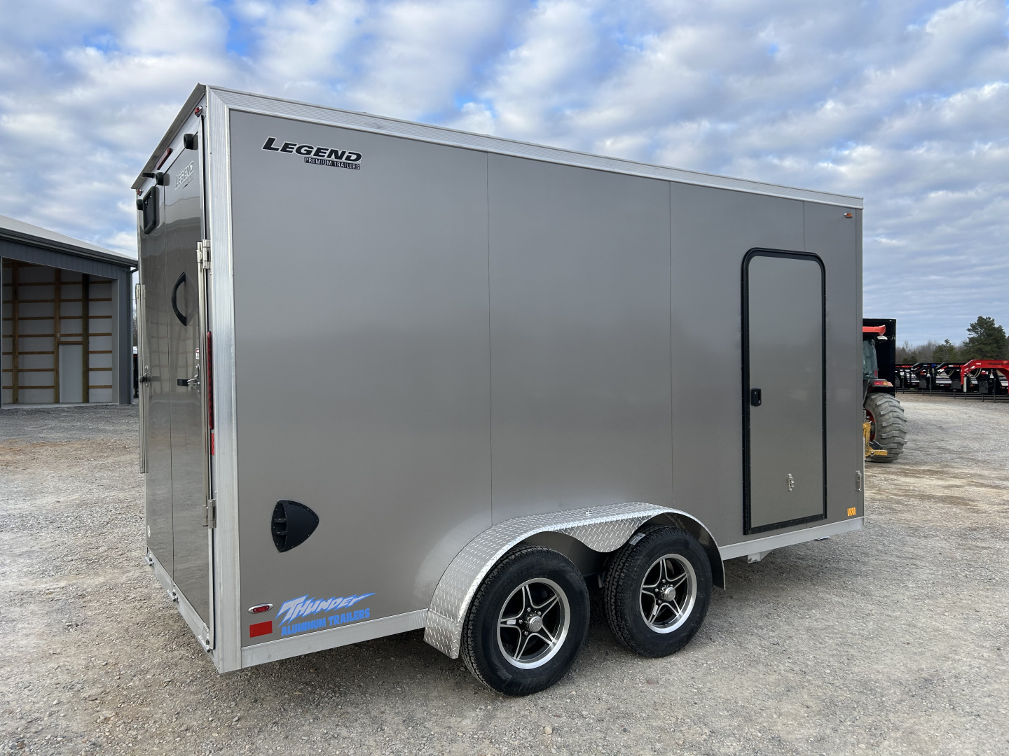 New 2026 Legend 7'X16' 7K Aluminum Enclosed Trailer