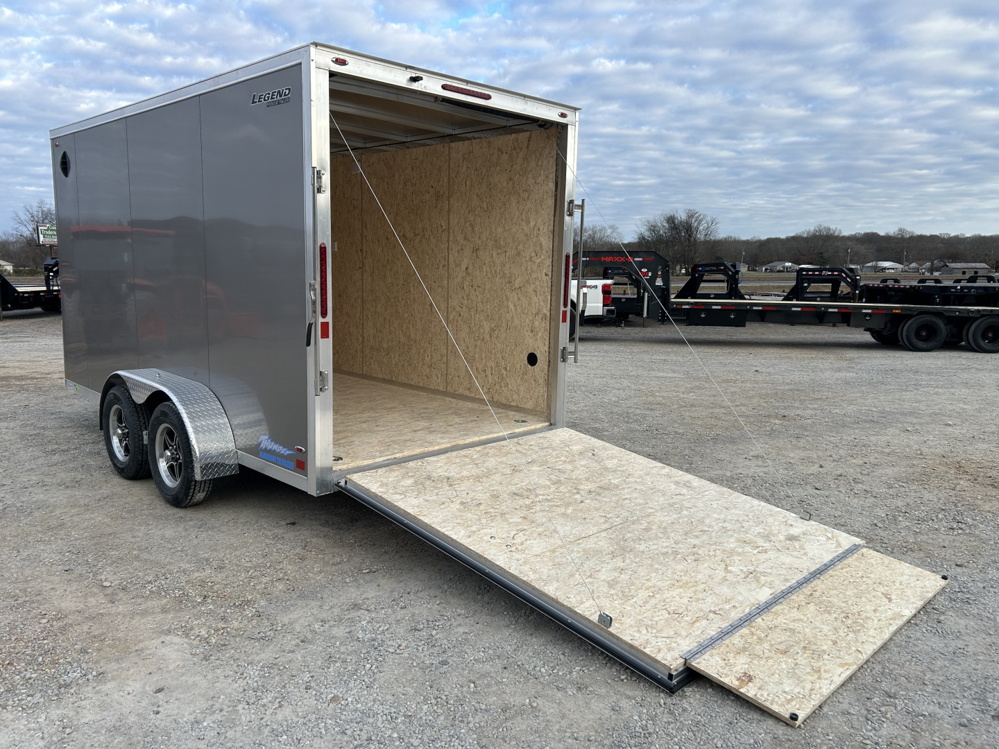 New 2026 Legend 7'X16' 7K Aluminum Enclosed Trailer