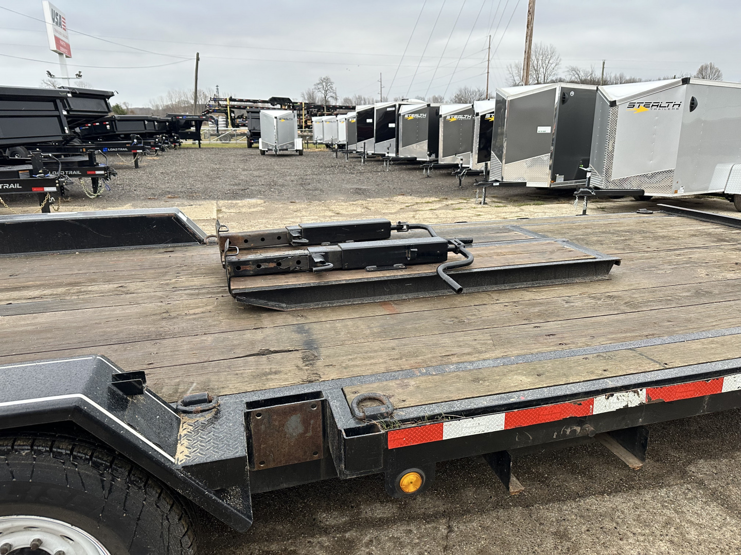 Used 2013 Felling Trailers 102X20 12K Equipment Trailer
