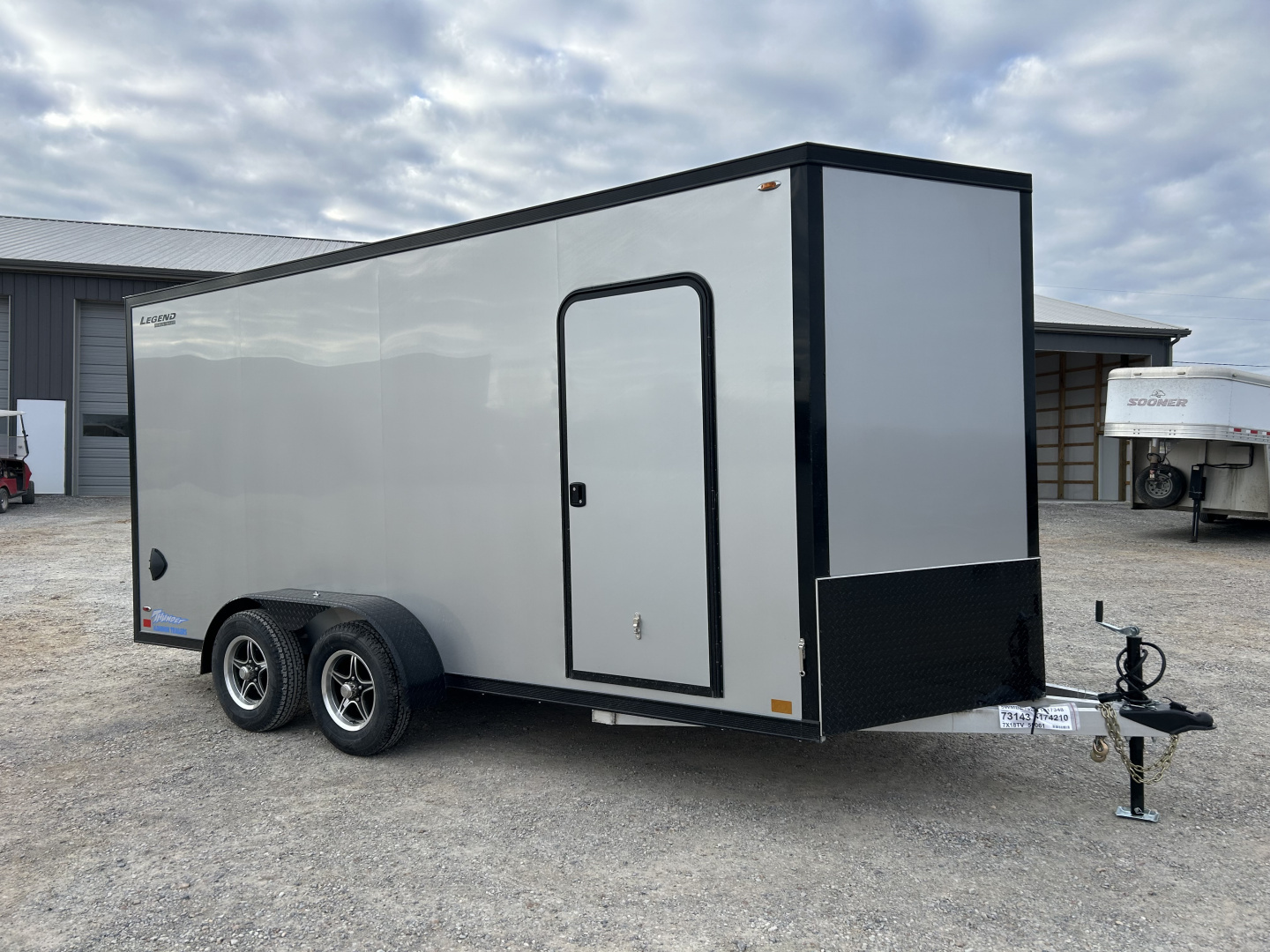New 2026 Legend 7'X18' 7K Aluminum Enclosed Trailer