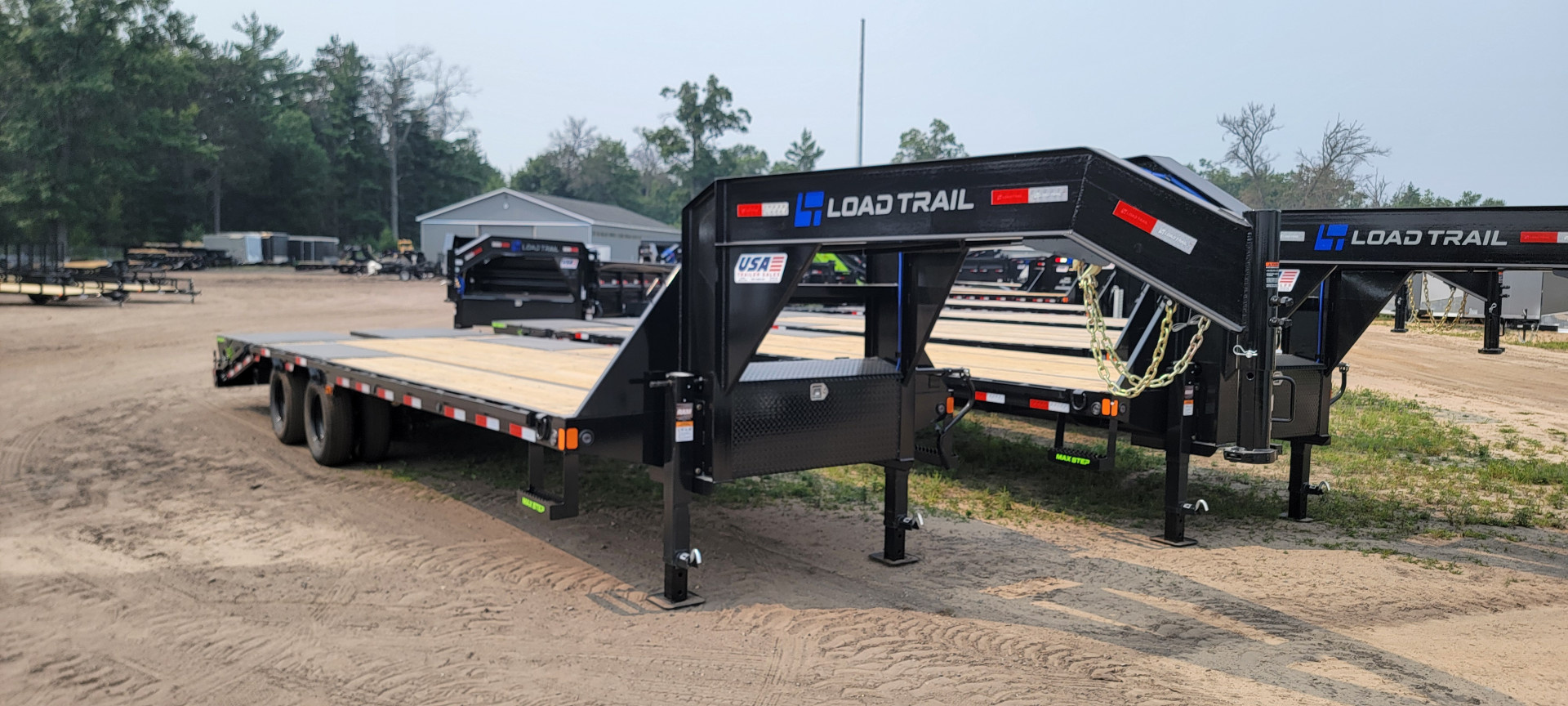 New 2026 Load Trail 102X28 GOOSENECK 24K W/MAX RAMPS Gooseneck Bodies